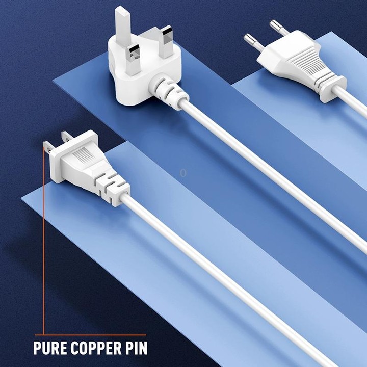 LDNIO A4610C PD65W Dual USB-C / Type-C + Dual USB Fast Charger, Cable Length: 1.5m, Plug Type:UK Plug(White)