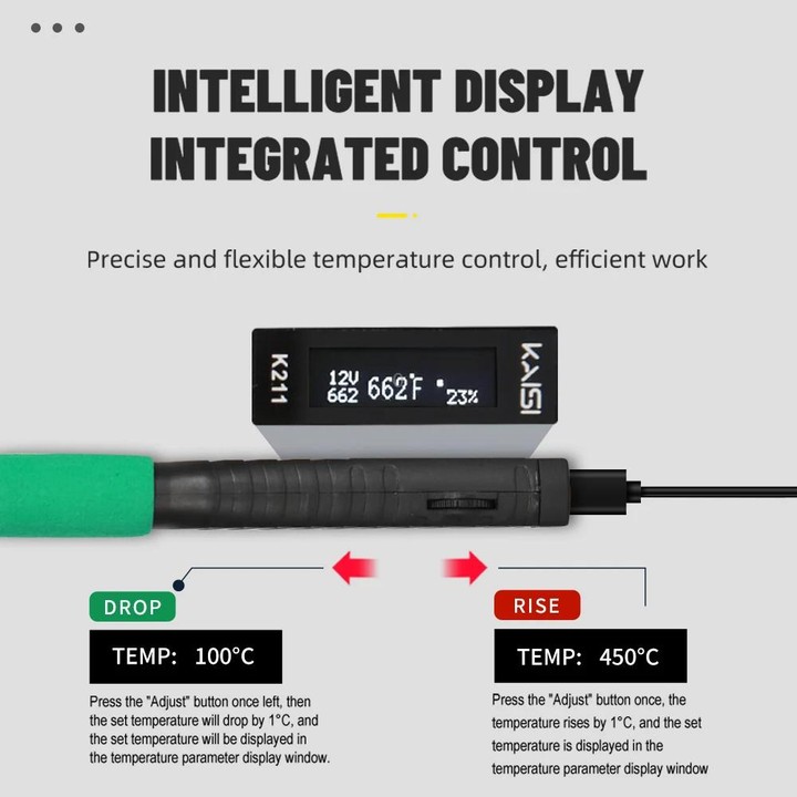 Kaisi K211 USB Portable Electric Soldering Iron with Smart Sleep