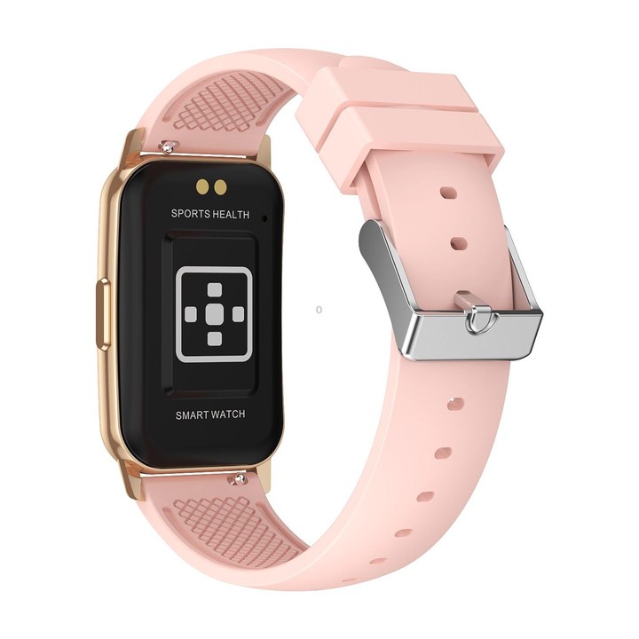CY22 1.47 inch Silicone Strap IP67 Waterproof Smart Watch, Support Heart Rate / Blood Pressure(Pink)