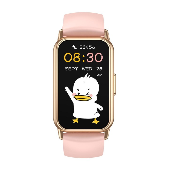 CY22 1.47 inch Silicone Strap IP67 Waterproof Smart Watch, Support Heart Rate / Blood Pressure(Pink)
