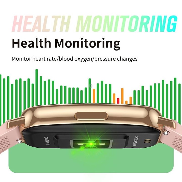 CY22 1.47 inch Silicone Strap IP67 Waterproof Smart Watch, Support Heart Rate / Blood Pressure(Pink)