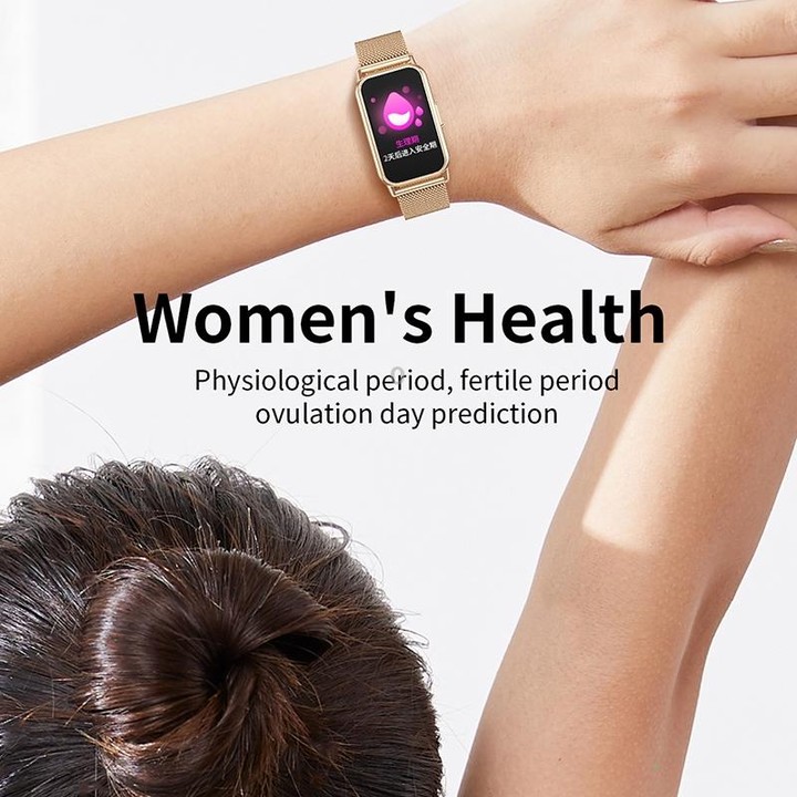 CY22 1.47 inch Steel Strap IP67 Waterproof Smart Watch, Support Heart Rate / Blood Pressure(Gold)