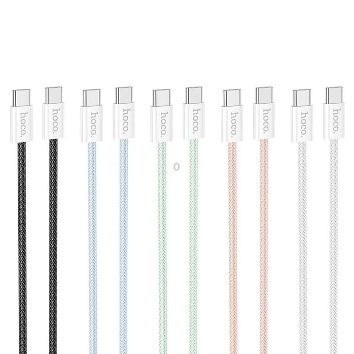 hoco X104 USB-C / Type-C to USB-C / Type-C Source 60W Charging Data Cable, Length:2m(Black)