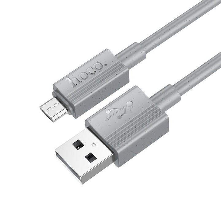 hoco X107 USB to Micro USB Favor 2.4A Charging Data Cable, Length:1m(White)