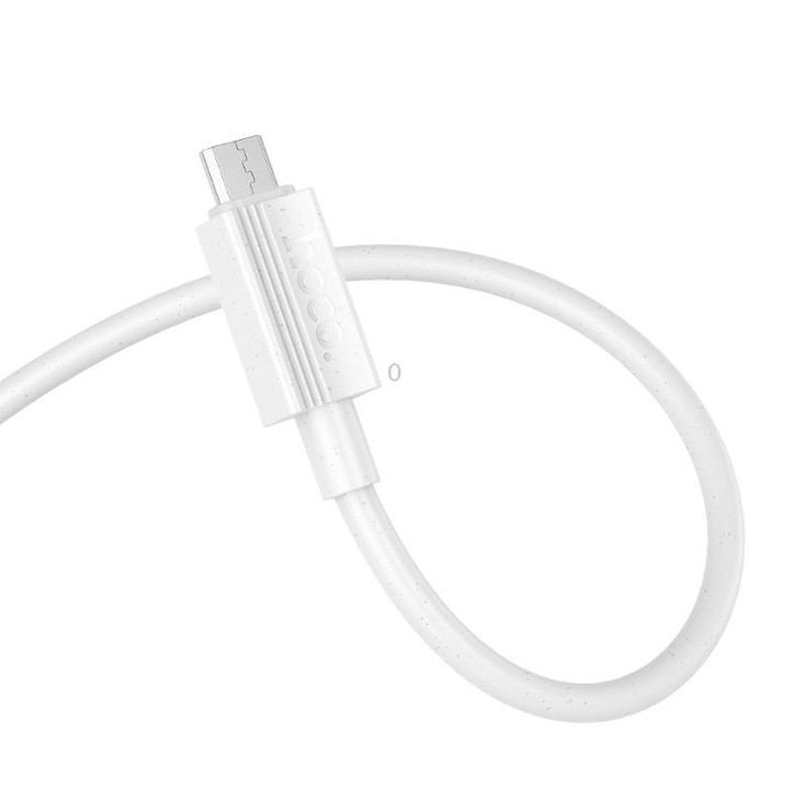 hoco X107 USB to Micro USB Favor 2.4A Charging Data Cable, Length:1m(White)