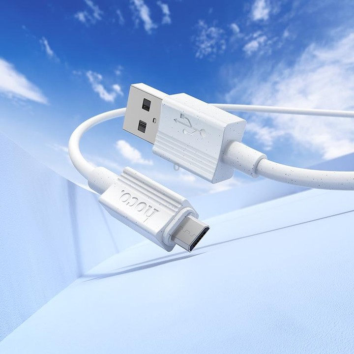 hoco X107 USB to Micro USB Favor 2.4A Charging Data Cable, Length:1m(Grey)