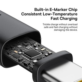 Baseus Dura Series USB-C / Type-C to USB-C / Type-C 100W Fast Charging Cable, Length:2m(Red Black)