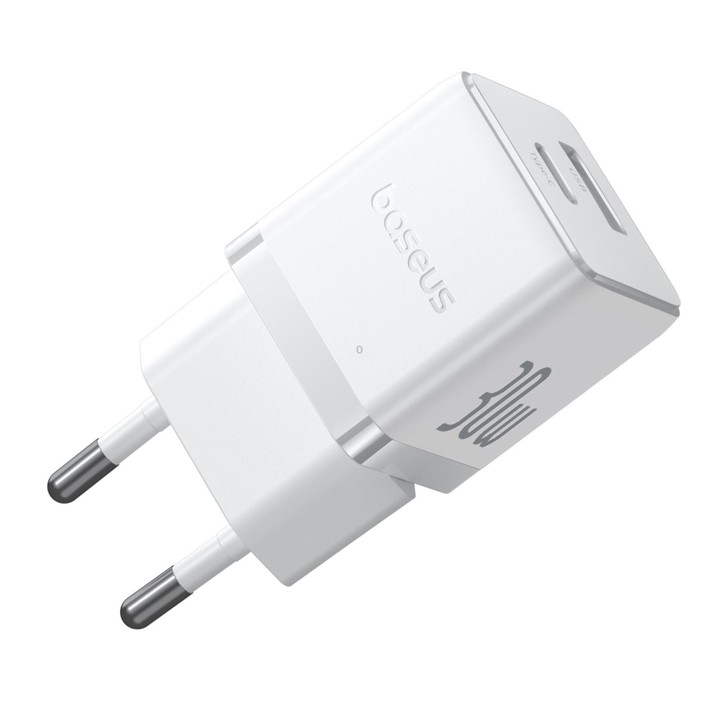 Baseus PD30W USB, USB-C / Type-C Fast Charger, Plug Type:EU Plug(White)