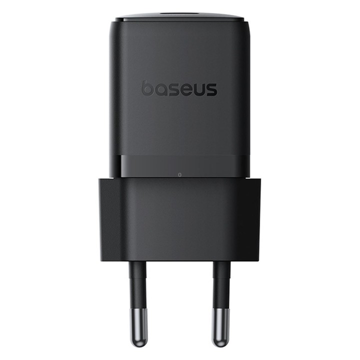 Baseus PD30W USB-C / Type-C Fast Charger, Plug Type:EU Plug(Black)