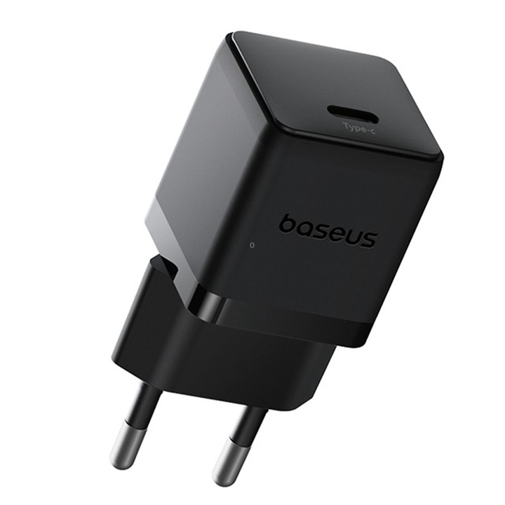 Baseus PD30W USB-C / Type-C Fast Charger, Plug Type:EU Plug(Black)
