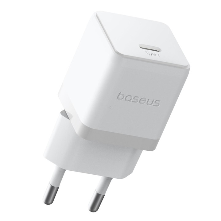 Baseus PD30W USB-C / Type-C Fast Charger, Plug Type:EU Plug(White)