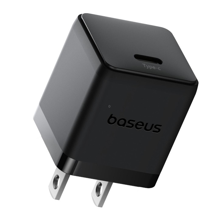 Baseus PD30W USB-C / Type-C Fast Charger, Plug Type:US Plug(Black)