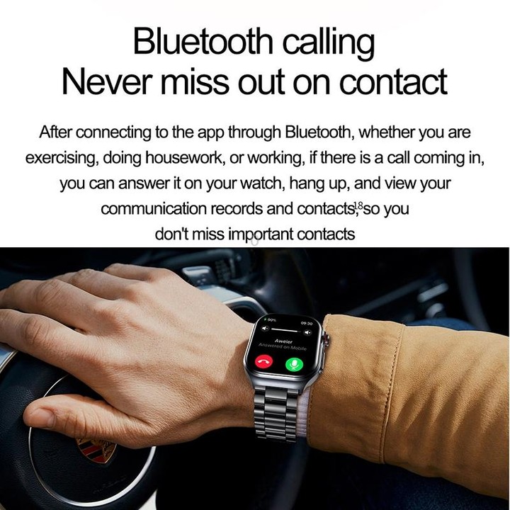 ET585 2.04 inch Nylon Strap IP68 Waterproof Smart Watch, Support ECG / Blood Composition Measurement(Green)