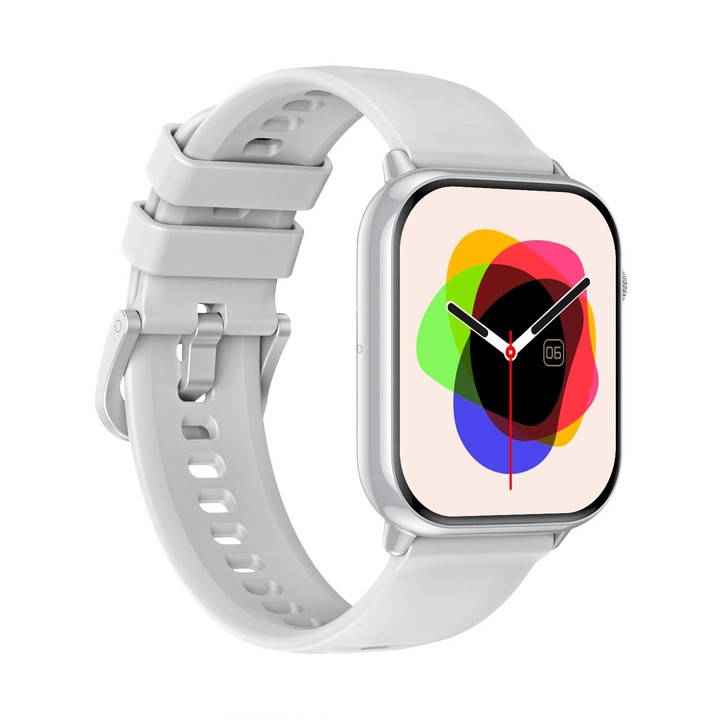 HD15 1.75 inch Silicone Strap IP68 Waterproof Smart Watch, Support Sedentary Reminder / Sleep Monitoring(Silver)