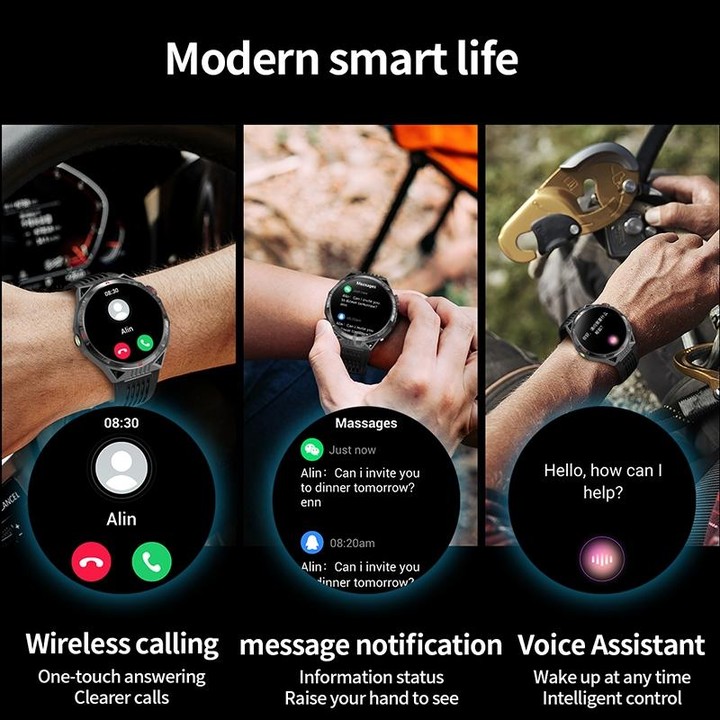 HT28 1.85 inch Silicone Strap IP68 Waterproof Smart Watch, Support Sleep Monitoring(Green)