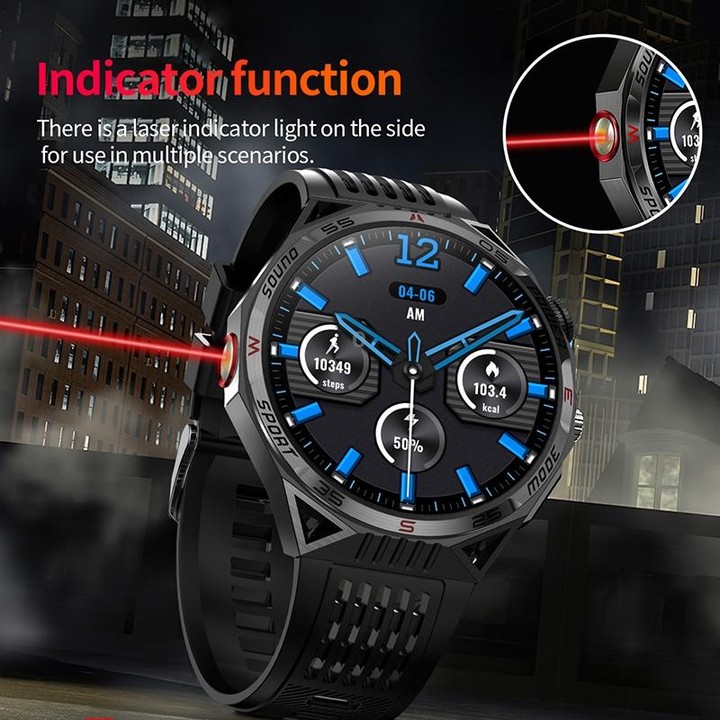 HT28 1.85 inch Silicone Strap IP68 Waterproof Smart Watch, Support Sleep Monitoring(Green)