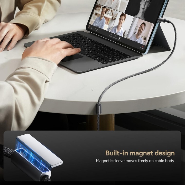 JOYROOM S-A50 3A 480Mbps Fast Charging Data Cable, USB-A to Type-C Cable, Length: 1.2m(Dark Gray)