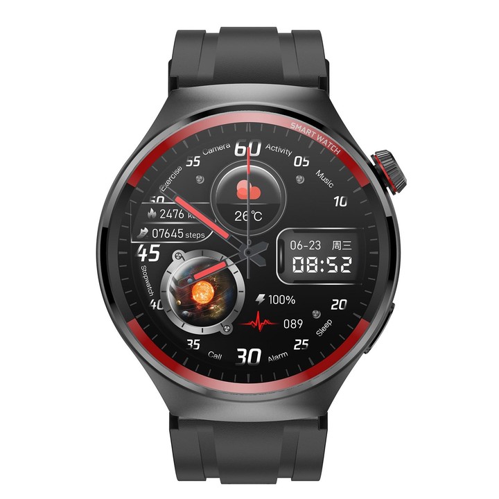 MT78 1.43 inch IP67 Waterproof Smart Watch, Support Sleep Monitoring(Black)