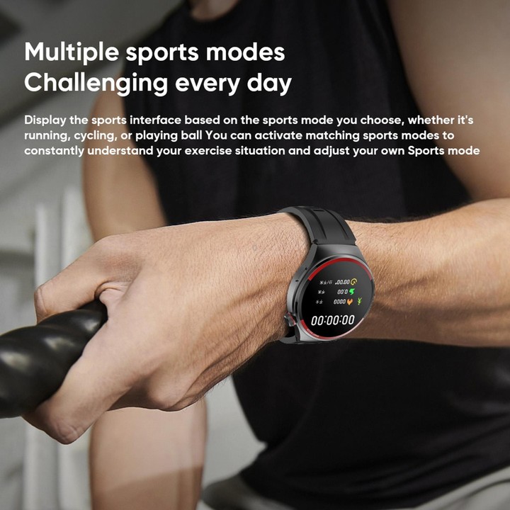MT78 1.43 inch IP67 Waterproof Smart Watch, Support Sleep Monitoring(Black)