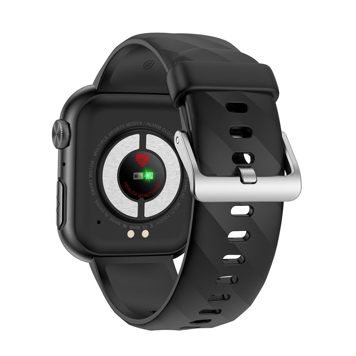 MT500 1.97 inch IP67 Waterproof Smart Watch, Support Electrocardiogram / Temperature Measurement(Black)