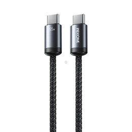 WK WDC-35 Raython Gen2 1m PD65W Type-C to Type-C Fast Charging Data Cable(Black)