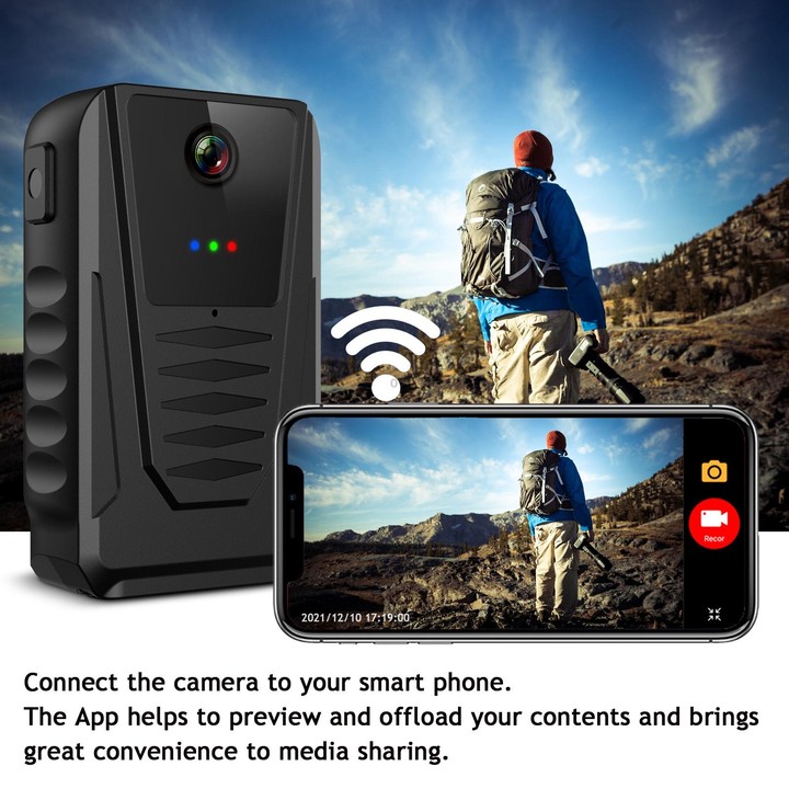 870B 1080P Portable Multifunctional Wearable Camera(Black)