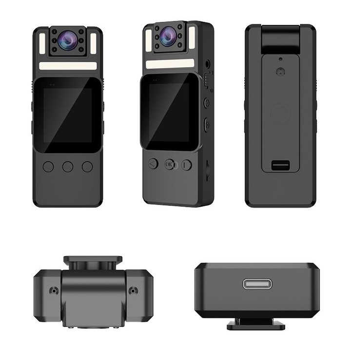 S6 1080P 1.54 inch IPS Screen Multi-function Video Recorder with Infrared Night Vision(Black)
