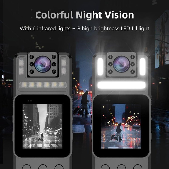 S6 1080P 1.54 inch IPS Screen Multi-function Video Recorder with Infrared Night Vision(Black)