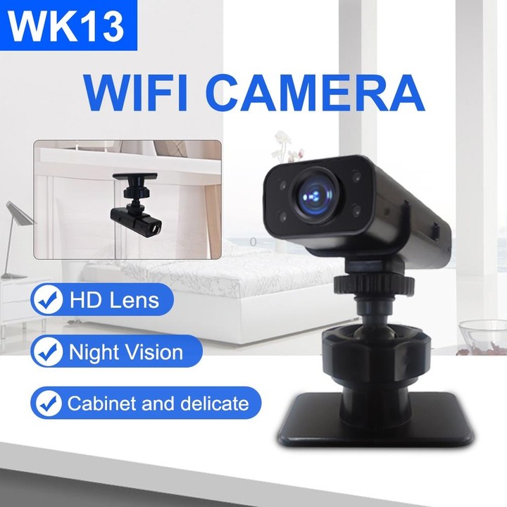 WK13 720P Smart Remote Wifi Camera Supports Infrared Night Vision(Black)