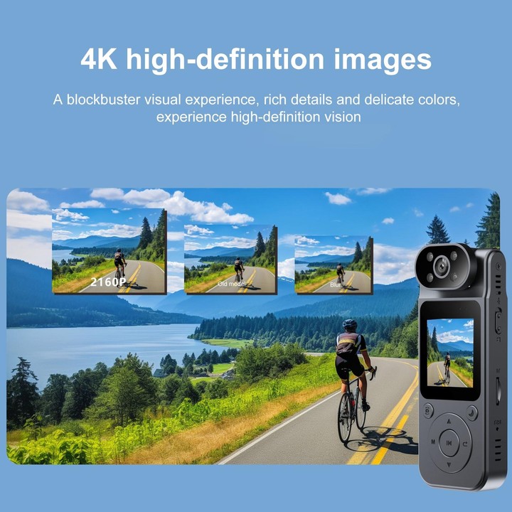 L19 180 Degree Rotation 4K High-definition Travel Recorder, Wifi Version