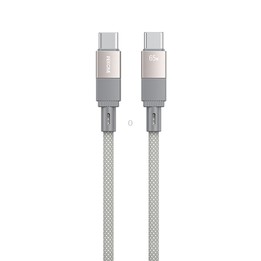 WK WDC-46 Magneto Series 1m 65W Type-C to Type-C Fast Charging Magnetic Data Cable(Grey)