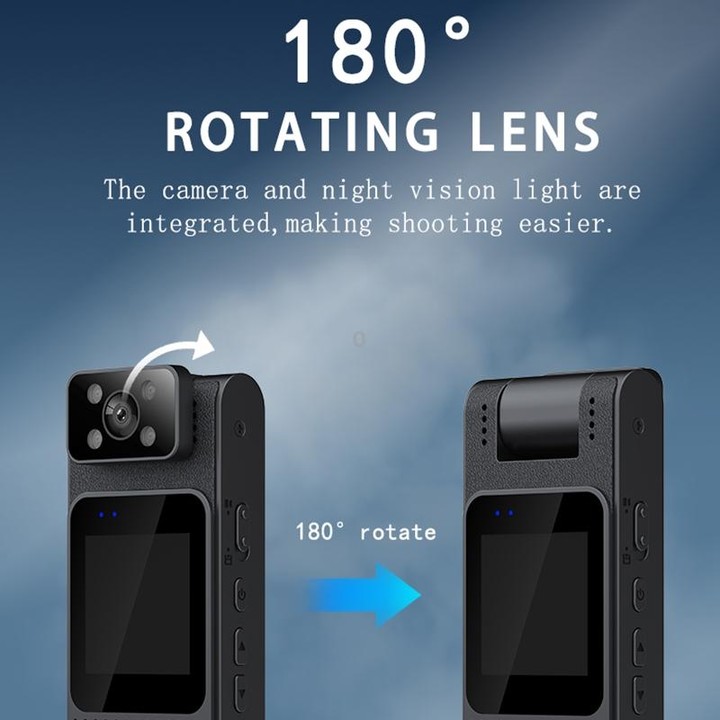 L18 180 Degree Rotation Lens High-definition Travel Recorder, Version:2K WiFi