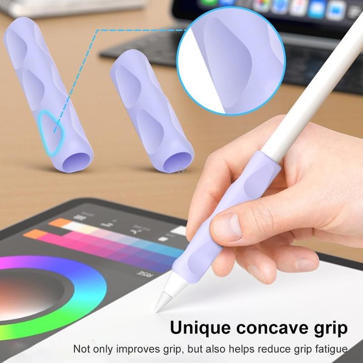 For Apple Pencil & Huawei M-Pencil Series Universal Stylus Silicone Protective Grip Cover(Green)