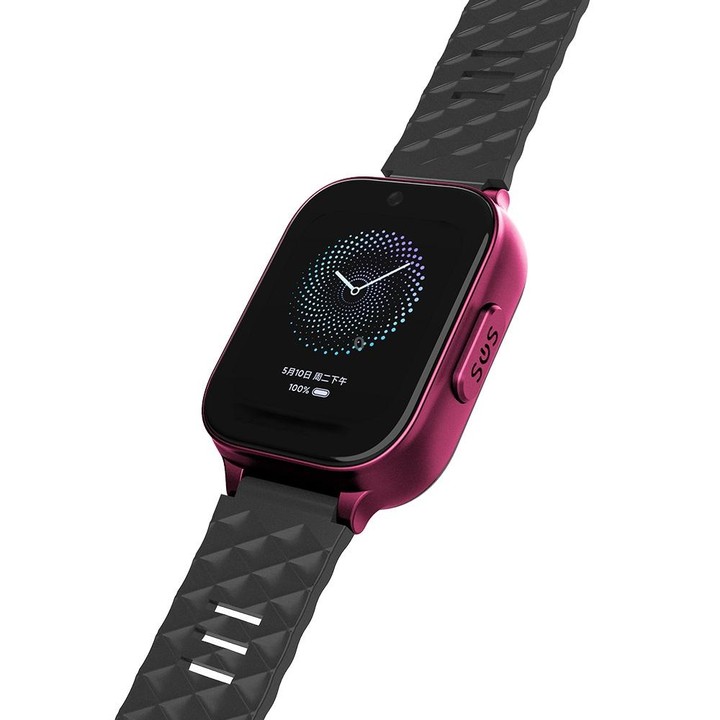 RF-V52-B 1.85 inch Screen GPS Smart Tracker WatchBand Support SOS Call / Health Monitoring For North America / South America(Red
