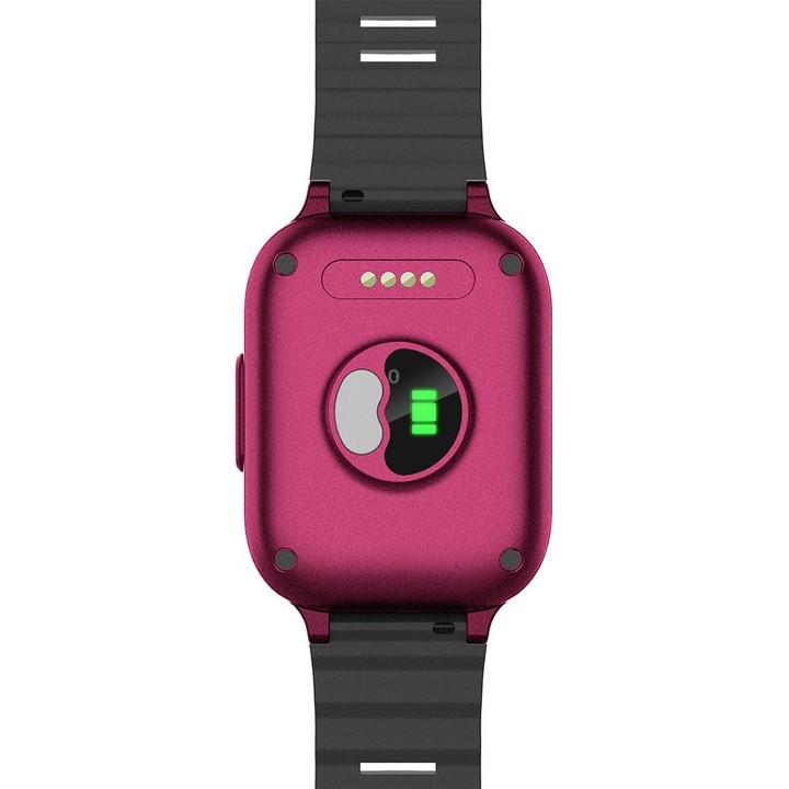 RF-V52-B 1.85 inch Screen GPS Smart Tracker WatchBand Support SOS Call / Health Monitoring For North America / South America(Red