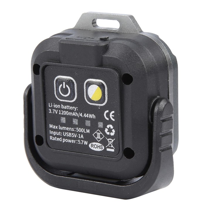KXK-986 Multifunctional Mini Work Light 500LM with Holder(Black)