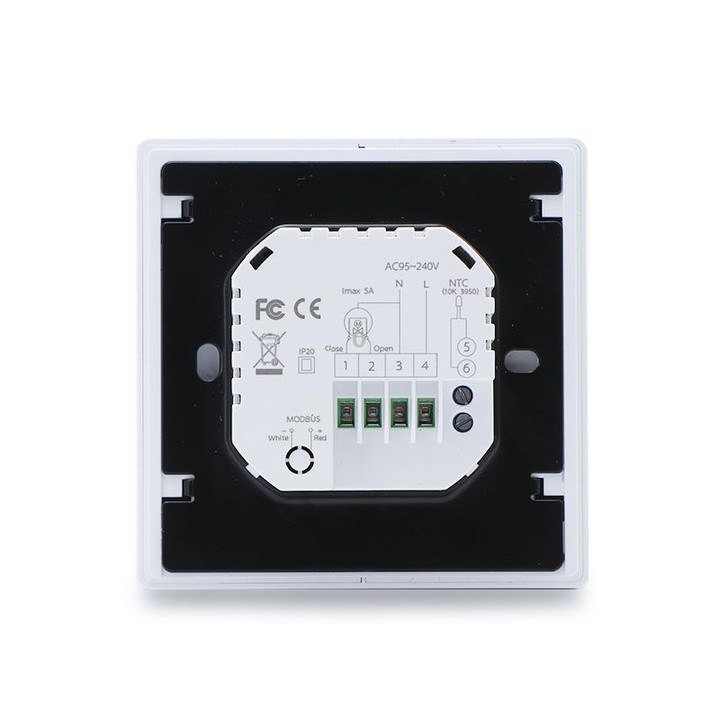 BHT-009GALW-MT Water Heating WiFi Smart Home LED Thermostat with Matter(White)
