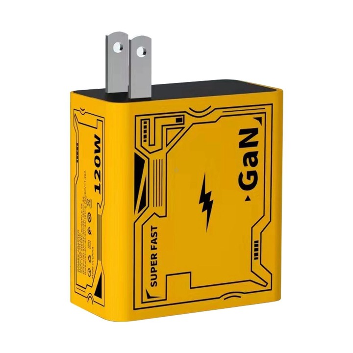 HX111 120W USB, Type-C GaN Ultra-fast Charger(US Plug)