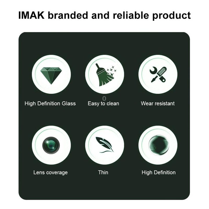 For DJI Neo 2 PCS/Set IMAK HD Glass Rear Camera Lens Film