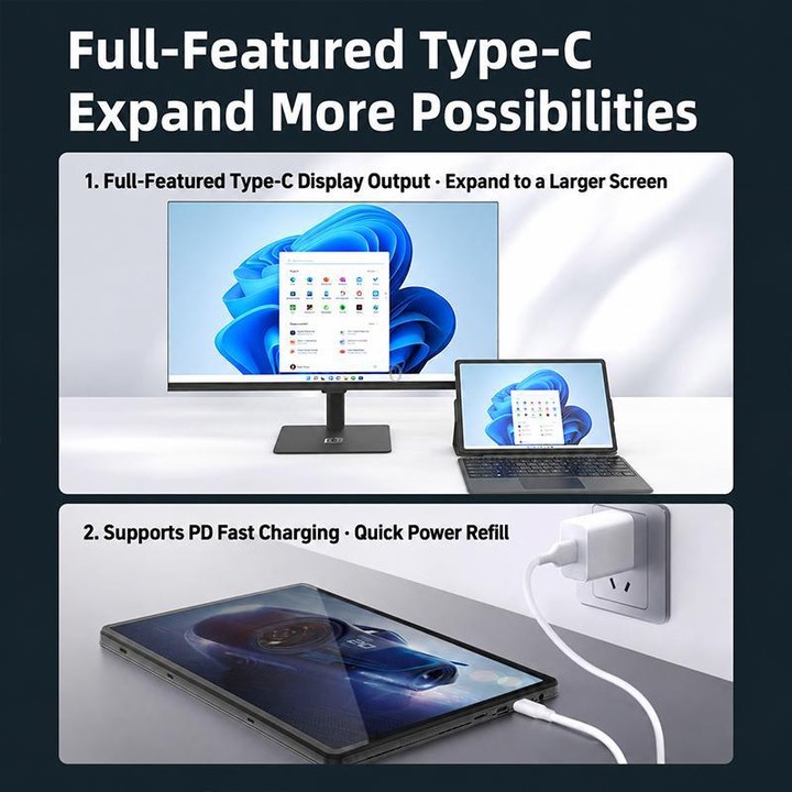 Jumper EZpad V12 Pro Tablet PC, 12GB+512GB, No Keyboard, 12 inch Windows 11 Home OS Intel N5095 Quad Core(EU Plug)