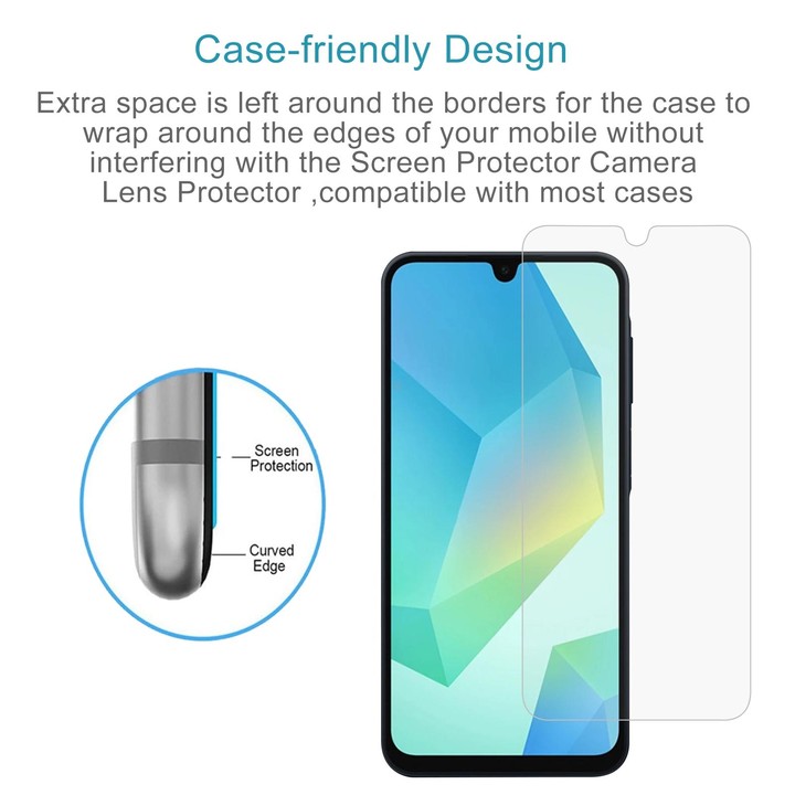 For Samsung Galaxy A16 4G 10pcs 0.26mm 9H 2.5D Tempered Glass Film