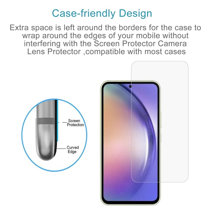 For Samsung Galaxy A56 5G 10pcs 0.26mm 9H 2.5D Tempered Glass Film
