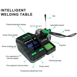 Mijing H1 Split Intelligent Temperature Control Soldering Station for Mobile Phone Repair, Plug:US Plug