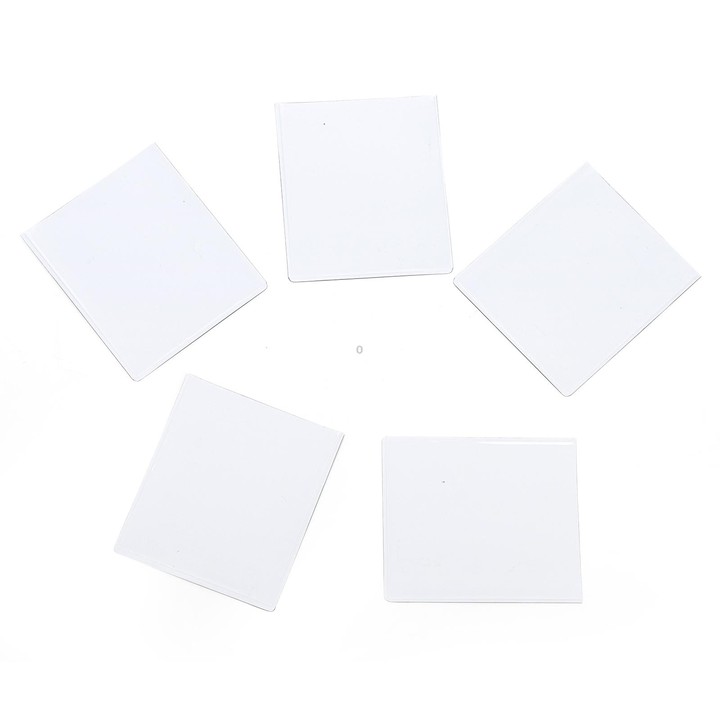 5pcs Magnetic Picture Photo Bag Album Frame, Size:5 inch(White)