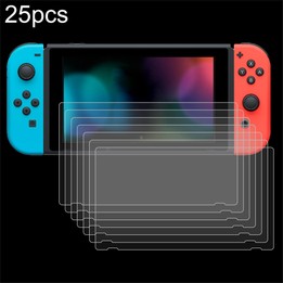 For Nintendo Switch 2 25pcs 9H 0.3mm Explosion-proof Tempered Glass Film