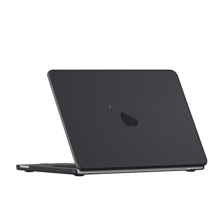 For MacBook Neo 13 inch 2026 A18 Pro A3404 Crystalline Matte Hardshell Laptop Protective Case(Black)