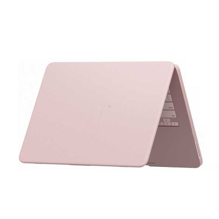For MacBook Neo 13 inch 2026 A18 Pro A3404 Crystalline Matte Hardshell Laptop Protective Case (Pink)