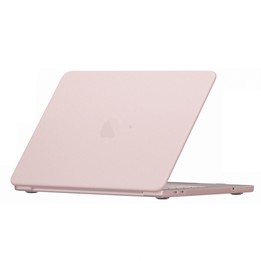 For MacBook Neo 13 inch 2026 A18 Pro A3404 Crystalline Matte Hardshell Laptop Protective Case (Pink)