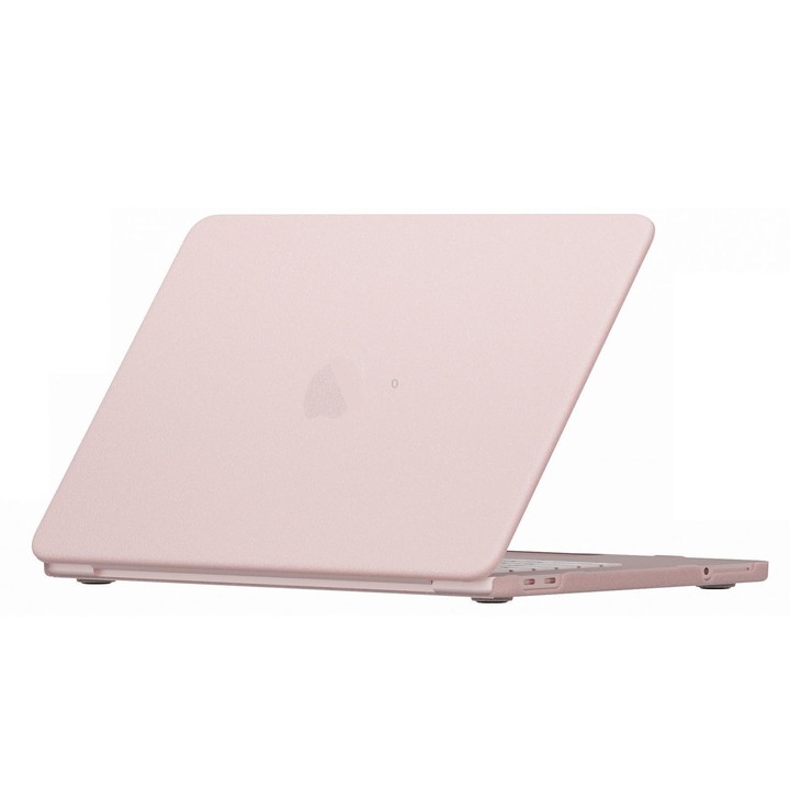 For MacBook Neo 13 inch 2026 A18 Pro A3404 Crystalline Matte Hardshell Laptop Protective Case (Pink)