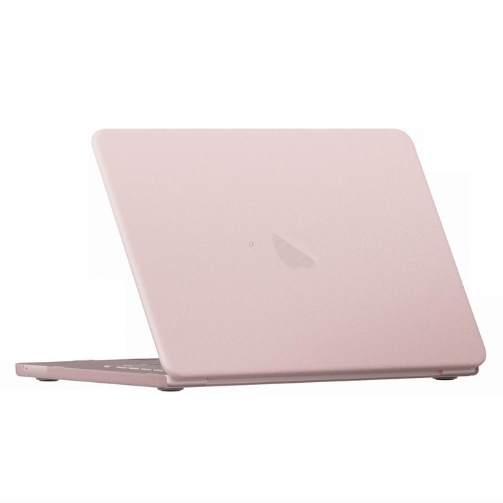 For MacBook Neo 13 inch 2026 A18 Pro A3404 Crystalline Matte Hardshell Laptop Protective Case (Pink)